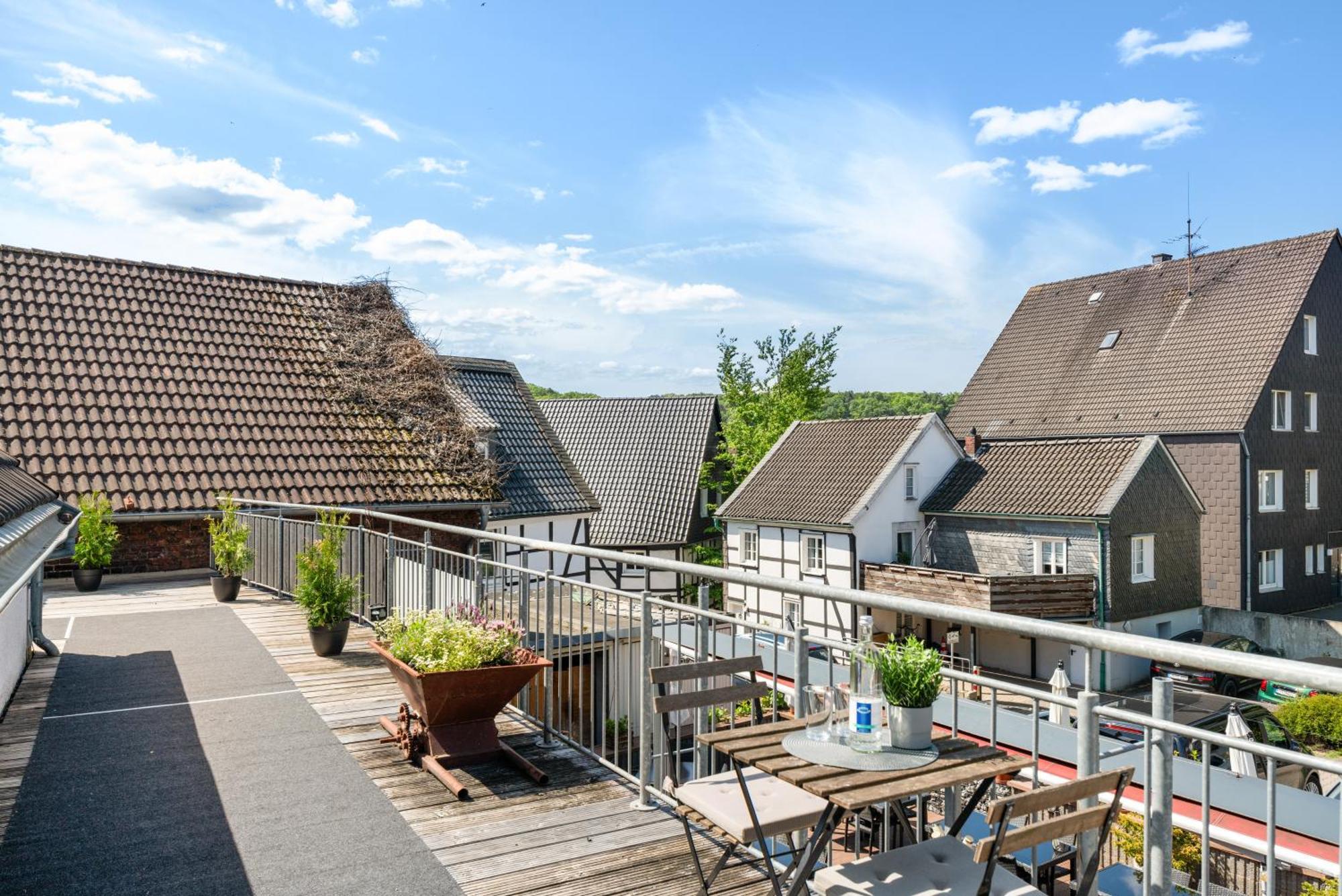 Mola Apartments-Charmante Ferienwohnung Im Herdecke Zentrum Fuer 3 Personen-Grosse Dachterrasse-Grill-Gratis Parken-Wlan Exteriér fotografie